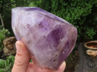 Polished Large Window Amethyst Crystals  x 2 From Madagascar - TopRock