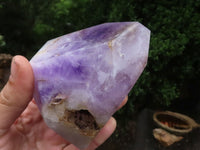 Polished Large Window Amethyst Crystals  x 2 From Madagascar - TopRock