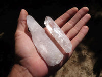 Natural Large Single Quartz Crystals  x 19 From Mpika, Zambia - Toprock Gemstones and Minerals 