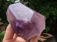 Polished Large Window Amethyst Crystals  x 2 From Madagascar - TopRock