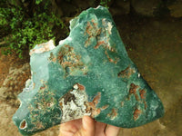 Polished Large Green Mtorolite / Emerald Chrysoprase Plate x 1 From Zimbabwe - TopRock