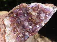 Natural Amethyst In Basalt Geode Specimens  x 4 From Zululand, South Africa - TopRock