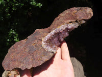 Natural Amethyst In Basalt Geode Specimens  x 4 From Zululand, South Africa - TopRock