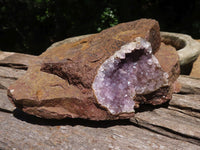 Natural Amethyst In Basalt Geode Specimens  x 4 From Zululand, South Africa - TopRock