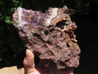 Natural Amethyst In Basalt Geode Specimens  x 4 From Zululand, South Africa - TopRock