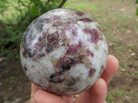 Polished Pink Rubellite Tourmaline Spheres  x 6 From Madagascar - TopRock