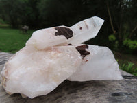 Natural Large White Quartz Cluster Décor Clusters  x 2 From Madagascar - TopRock