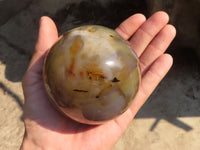 Polished Agate Spheres x 2 From Madagascar