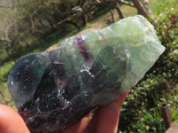 Natural Selected Watermelon Fluorite Cobbed Pieces x 5 From Uis, Namibia - TopRock