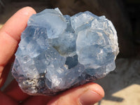 Natural Blue Celestite Crystal Specimens  x 6 From Sakoany, Madagascar