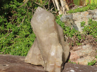 Natural XL Half Polished Castle Style Quartz Décor Piece  x 1 From Angola - TopRock