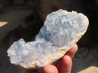 Natural Blue Celestite Crystal Specimens  x 6 From Sakoany, Madagascar