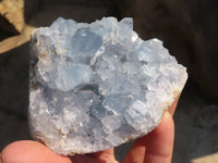 Natural Blue Celestite Crystal Specimens  x 6 From Sakoany, Madagascar