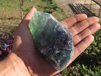 Natural Selected Watermelon Fluorite Cobbed Pieces x 5 From Uis, Namibia - TopRock