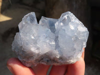 Natural Blue Celestite Crystal Specimens  x 6 From Sakoany, Madagascar