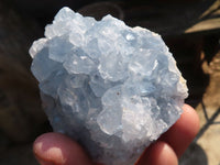 Natural Blue Celestite Crystal Specimens  x 6 From Sakoany, Madagascar