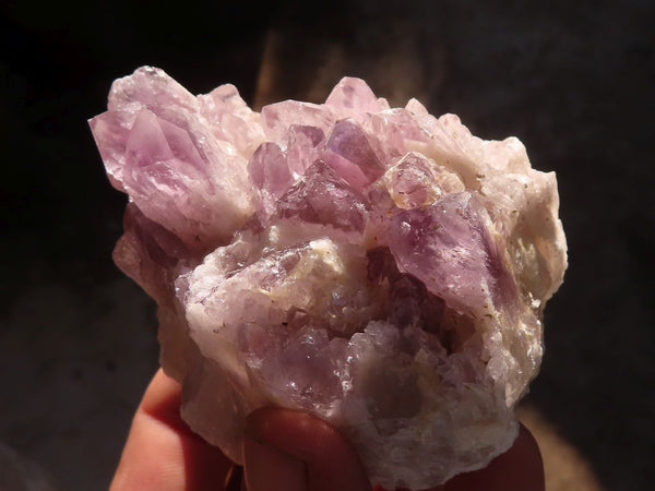 Natural Sugar Amethyst Clusters  x 12 From Solwezi, Zambia - Toprock Gemstones and Minerals 