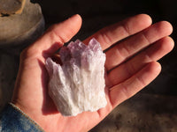 Natural Sugar Amethyst Clusters  x 12 From Solwezi, Zambia - Toprock Gemstones and Minerals 