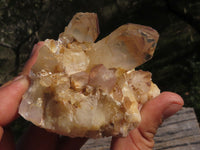 Natural Red Hematoid Phantom Quartz Clusters  x 12 From Karoi, Zimbabwe - TopRock