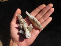 Natural Drusy Quartz Coated Calcite Crystals  x 12 From Alberts Mountain, Lesotho - Toprock Gemstones and Minerals 