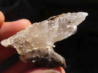 Natural Drusy Quartz Coated Calcite Crystals  x 12 From Alberts Mountain, Lesotho - Toprock Gemstones and Minerals 