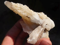 Natural Drusy Quartz Coated Calcite Crystals  x 12 From Alberts Mountain, Lesotho - Toprock Gemstones and Minerals 