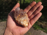 Natural Red Hematoid Phantom Quartz Clusters  x 12 From Karoi, Zimbabwe - TopRock