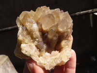 Natural Cascading White Phantom Smokey Quartz Specimens  x 6 From Luena, Congo - Toprock Gemstones and Minerals 