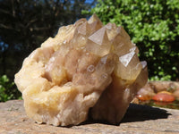 Natural Cascading White Phantom Smokey Quartz Specimens  x 6 From Luena, Congo - Toprock Gemstones and Minerals 