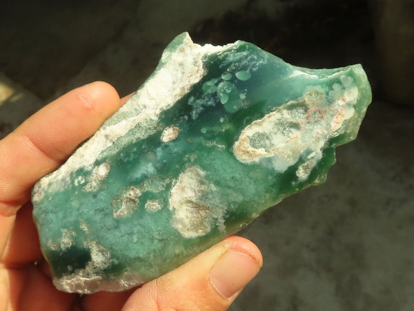 Polished One Side Polished Emerald Mtorolite Plates  x 7 From Zimbabwe