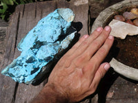 Natural Beautiful Large Blue  Chrysocolla Specimen  x 1 From Congo - TopRock