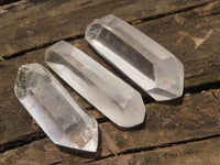 Polished Stunning Double Terminated Clear Quartz Crystals  x 35 From Madagascar - TopRock