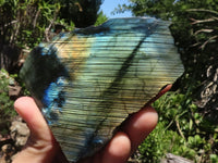 Polished One Side Polished Labradorite Slabs  x 6 From Madagascar - TopRock