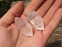 Polished Stunning Double Terminated Clear Quartz Crystals  x 35 From Madagascar - TopRock