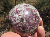 Polished Pink Tourmaline Rubellite Spheres  x 4 From Madagascar - TopRock