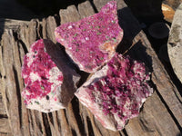 Natural Bright Pink Salrose Cobaltion Dolomite Specimens  x 3 From Congo - Toprock Gemstones and Minerals 