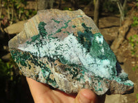 Natural Drusy Coated Chrysocolla & Malachite Dolomite Specimens x 4 From Likasi, Congo