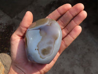 Polished Dendritic Agate Standing Free Forms  x 6 From Moralambo, Madagascar