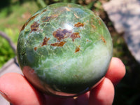 Polished Chrysoprase Spheres x 6 From Madagascar - TopRock