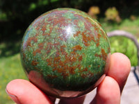 Polished Chrysoprase Spheres x 6 From Madagascar - TopRock