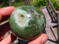 Polished Chrysoprase Spheres x 6 From Madagascar - TopRock