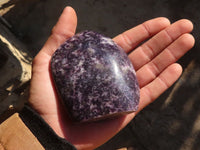 Polished  Purple Lepidolite Free Forms  x 4 From Zimbabwe