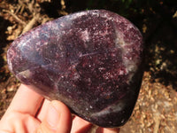 Polished  Purple Lepidolite Free Forms  x 4 From Zimbabwe