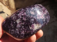 Polished  Purple Lepidolite Free Forms  x 4 From Zimbabwe