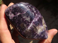 Polished  Purple Lepidolite Free Forms  x 4 From Zimbabwe