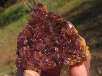 Natural Dark "Amethystos" Amethyst Clusters  x 12 From Kwaggafontein, South Africa - TopRock