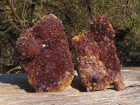 Natural Dark "Amethystos" Amethyst Clusters  x 12 From Kwaggafontein, South Africa - TopRock