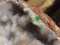 Natural Drusy Coated Ball Malachite On Dolomite Specimens  x 6 From Likasi, Congo