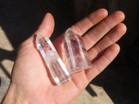 Polished Clear Quartz Crystal Points x 24 From Madagascar