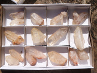 Natural Single Clear Quartz Crystals  x 16 From Solwezi, Zambia - TopRock